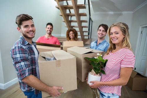 Small removals van handling local moving jobs in Swisscottage