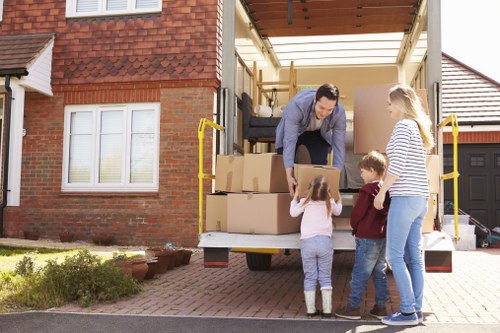 Secure storage unit for removals and storage in Swisscottage
