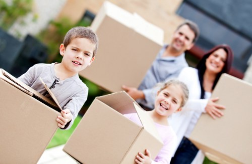 Secure loading of boxes and household items for small removals